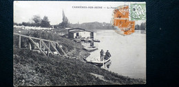 78 , Carrières Sur Seine ,le Passage D'eau Et Le Lavoir - Carrières-sur-Seine