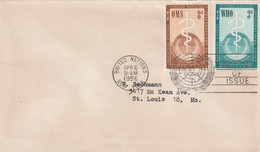 United Nations 1956 FDC - Brieven En Documenten