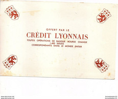 Buvard Crédit Lyonnais - Bank & Insurance