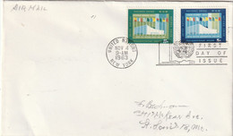 United Nations 1963 FDC - Lettres & Documents