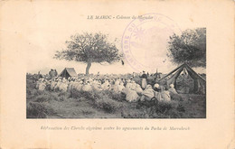 MAROC - Colonne De MOGADOR - Réclamation Des Chercks Algérienscontre Les Agissements Du Pac - Tampon "Campagne Du Maroc" - Other & Unclassified