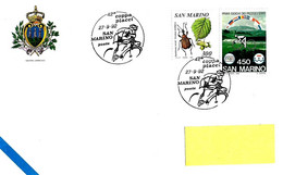 SAN MARINO - 1992 42^ Coppa Placci Ciclismo Su Busta AUSFN Viaggiata - 9019 - Lettres & Documents