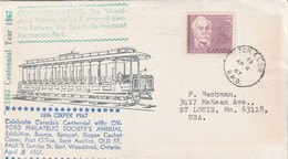 Canada 1967 Cover - Lettres & Documents