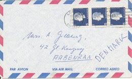 Canada Air Mail Cover Sent To Denmark - Luftpost