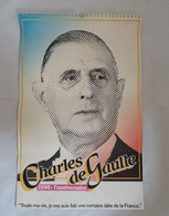 Calendrier Charles De Gaulle 1990 : L'anniversaire - Grand Format : 1981-90