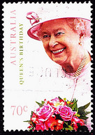 AUSTRALIA 2014 QEII 70c Multicoloured, Queen Elizabeth's Birthday FU - Used Stamps