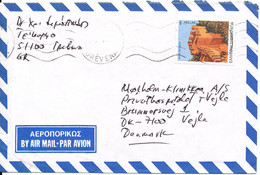 Greece Air Mail Cover Sent To Denmark 1998 ?? - Covers & Documents