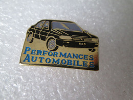 PIN'S    PEUGEOT  605  PERFORMANCES AUTOMOBILES - Peugeot