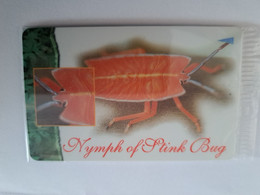 SINGAPORE $ 5,-GPT CARD /INSECT/ STINK BUG /   IN WRAPPER  SERIAL 113SIGB   / MINT    ** 11017** - Singapore