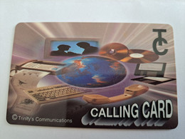 NETHERLANDS   FL 25,- CALLING CARD/ THICK OLDER CARD /TRINITYS     PREPAID  Nice Used  ** 11023** - [3] Sim Cards, Prepaid & Refills