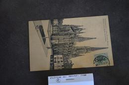 POSTCARD CARTE POSTAL KARTE POST CARD GERMANY DEUTSCHES REICH STAMP MULHAUSEN EGLISE PROTEST KIRCHE VG 1911 - Da Identificare