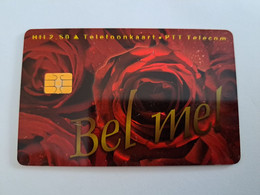 NETHERLANDS   FL 2,50 BELME/ ROSES/ VALENTINE DAY / PRIVATE CRD 407   Nice Used  ** 11033** - [3] Sim Cards, Prepaid & Refills