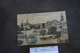 POSTCARD CARTE POSTAL KARTE POST CARD GERMANY DEUTSCHES REICH STAMP MULHAUSEN EINGANG DIE STADT VG 1911 - Da Identificare