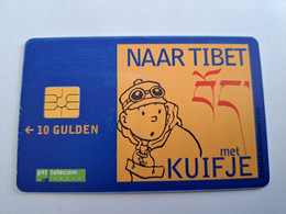 NETHERLANDS   FL 10,- KUIFJE NAAR TIBET/ TINTIN CKD 126   Nice Used  ** 11034** - GSM-Kaarten, Bijvulling & Vooraf Betaalde