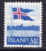 1958. Iceland. National Flag. 3.50 Kr. Used. Mi. Nr. 327 - Gebraucht