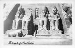 ¤¤   -   EGYPTE   -    Carte-Photo   -  The Temple Of ABOU-SIMBEL   -  ¤¤ - Abu Simbel