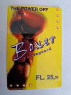 NETHERLANDS   FL. 25,- / POWER OF BOXING  / OLDER CARD    PREPAID  Nice Used  ** 11036** - Schede GSM, Prepagate E Ricariche