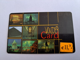 NETHERLANDS   FL. 25, WONDER CARD  / OLDER CARD    PREPAID  Nice Used  ** 11047** - Schede GSM, Prepagate E Ricariche