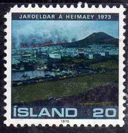 ISLANDA ICELAND ISLANDE ISLAND 1975 VOLCANIC ERUPTION HEIMAEY 20k  MNH - Nuevos