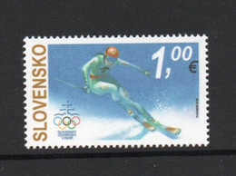 OLYMPICS -  SLOVAKIA  - 2018 - PYEONGCHANG STAMP  MINT NEVER HINGED - Winter 2018: Pyeongchang