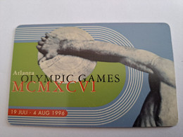 NETHERLANDS   HFL  2,50  OLYMPIC GAMES ATLANTA /   CHIP CARD  ** 11062** - GSM-Kaarten, Bijvulling & Vooraf Betaalde