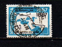 INDIA - 1967 - Cent. Of The Laying Of The Indo-European Telegraph Line - USATO - Usados