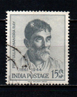 INDIA - 1961 - Prafulla Chandra Ray, Scientist - USATO - Usados