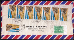 Egypt Cairo 1982 / World Heritage, Temple D'Abou Simbel, Air Mail,1972 - Cartas & Documentos