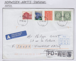 Norway Hopen Over  Ca  28.02.2003 (NI189A) - Lettres & Documents
