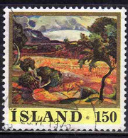 ISLANDA ICELAND ISLANDE ISLAND 1976 LANG GLACIER BY ASGRIMUR JONSSON 150k USED USATO OBLITERE' - Used Stamps