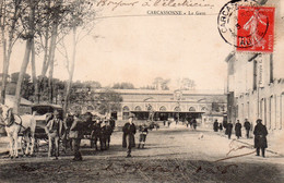 CPA De CARCASSONNE - La GARE. - Carcassonne