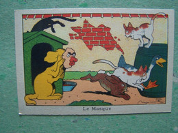 LES ILLUSTRATEURS. BENJAMIN RABIER. LES CHIENS. LES CHATS. "LE MASQUE" - Rabier, B.