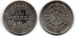 Allemagne - Deutschland - Germany 1 Mark 1887 A TB - 1 Mark
