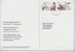 Norway Postens Norge New Year Card 2010 (NI192A) - Lettres & Documents