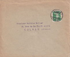 SUISSE 1911 LETTRE DE BASEL PERFORE/PERFIN - Gezähnt (perforiert)