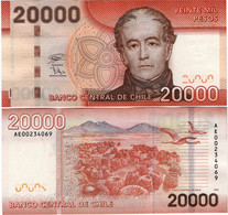 CHILE       20,000 Pesos       P-165[k]       2020       UNC  [ 20000 ] - Chile