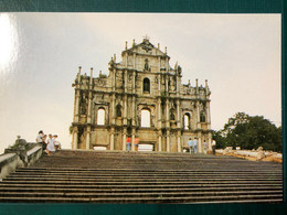 MACAU 60\70'S THE THE RUINS OF ST. PAUL POST CARD. #117-B - Macao