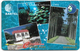 Barbados - C&W (GPT) - Un Global Conference 1994, 13CBDA, 1994, Used - Barbados (Barbuda)