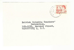 56312 ) Canada  Lilooet Postmark  1969? - Lettres & Documents