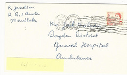 56313 ) Canada  Winnipeg Postmark  1969 - Lettres & Documents