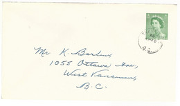 56327 ) Canada  Tranquile  Postmark  1962 Postal Stationery - Briefe U. Dokumente