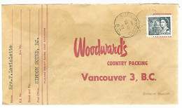 56336 ) Canada  Simoom Sound Postmark  1972 - Cartas