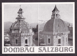 AUSTRIA - Propaganda Card - Dombau Salzburg 1948-1949 / 2 Scans - Otros & Sin Clasificación