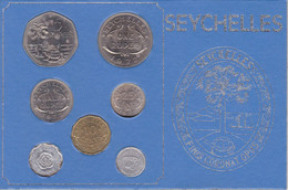 SERIE COMPLETA DE 7 MONEDAS DE SEYCHELLES DE LOS AÑOS 1972 - Seychellen