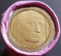 Italia - 2 Euro 2013 - 700° Nascita Di Giovanni Boccaccio - KM# 358 - Rotolino 25 Monete - Rollos