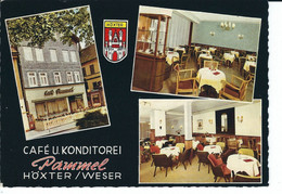 Höxter, Weser, Café Konditorei Pammel, Gelaufen 1965 - Höxter