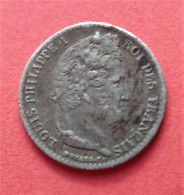 1/4 De Franc. Louis Philippe I. 1845 A - 1/4 Franc