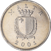 Monnaie, Malte, 25 Cents, 2001, Franklin Mint, TTB+, Cupro-nickel, KM:97 - Malte