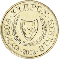 Monnaie, Chypre, Cent, 2003, SPL+, Nickel-Cuivre, KM:53.3 - Cyprus