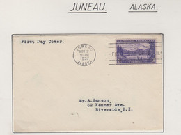 USA  Alaska 1v FDC Ca Juneau NOV 12 1937 (ZA153) - 1851-1940